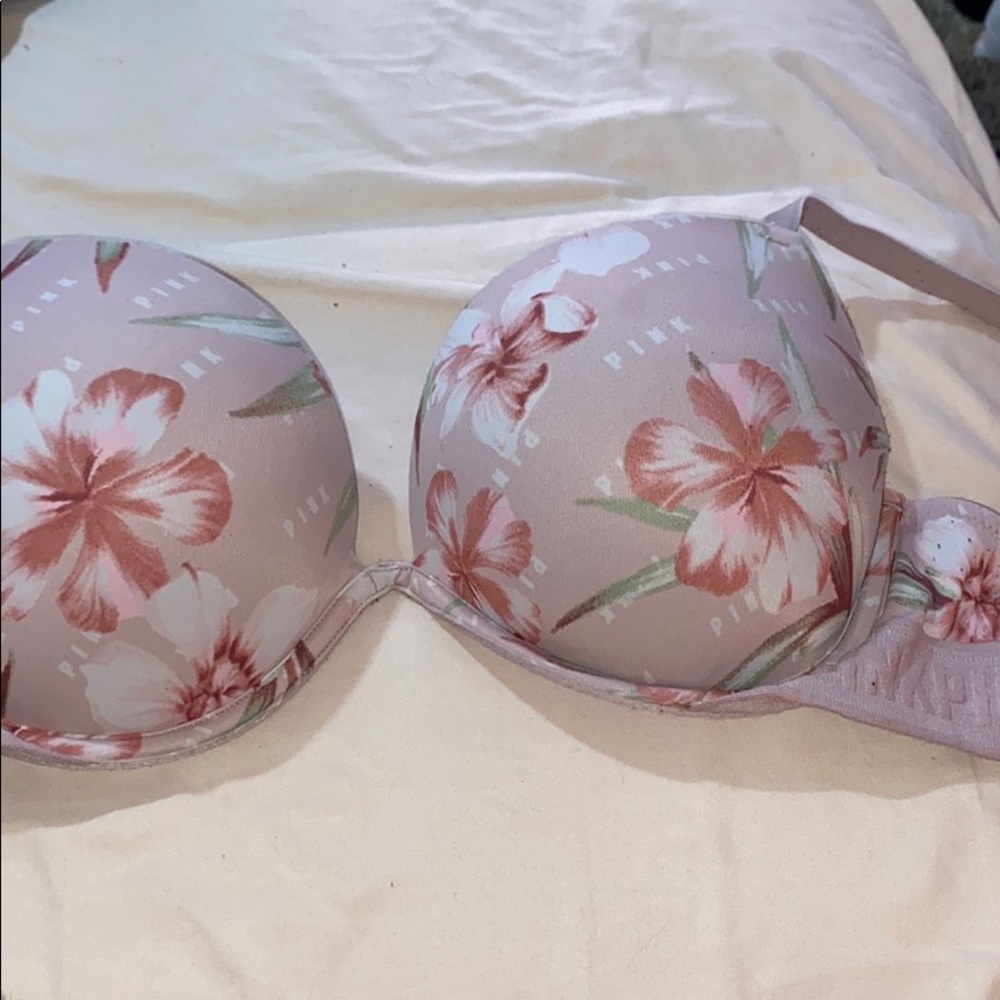 Pink bra